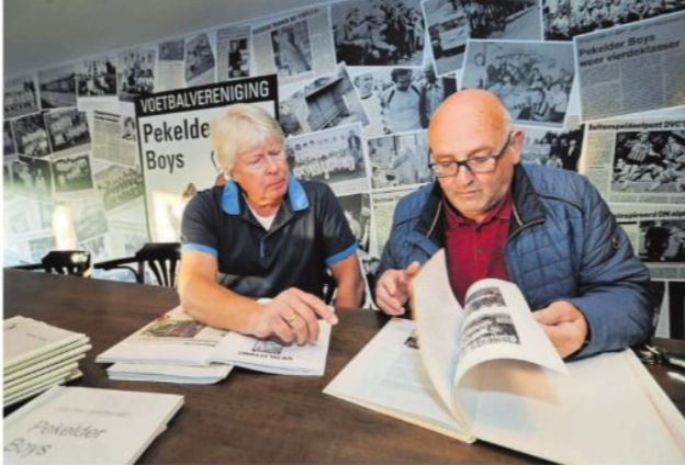 Wall of Gertie - Pekelder Boys memorabilia collage